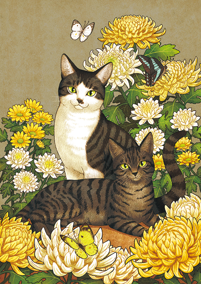 猫と花言葉 高貴 Taki Artworks Dl
