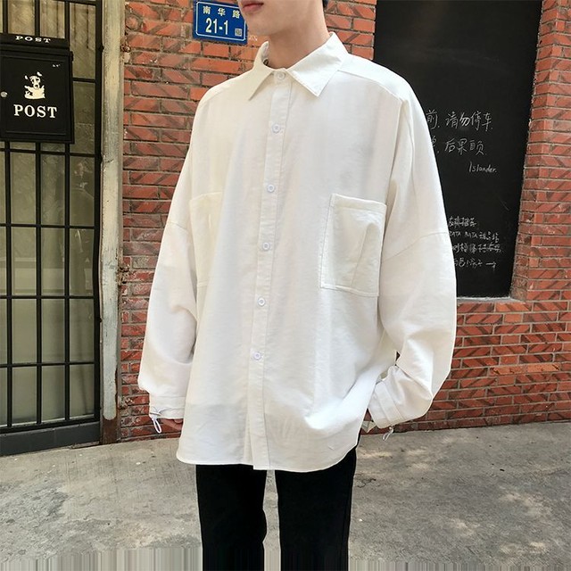 国内配送 すぐ届く ドロップショルダー シャツ 高い品質 Studenjoy Com