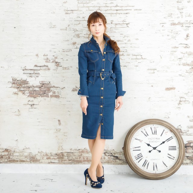 デニムタイトワンピース A Passion