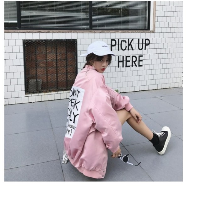 韓国 ファッション レディース 秋冬 新作 スタジャン 秋冬 原宿 韓国ファッション オルチャン レディース 長袖 ロゴ カラフル ダンス Basecamp49