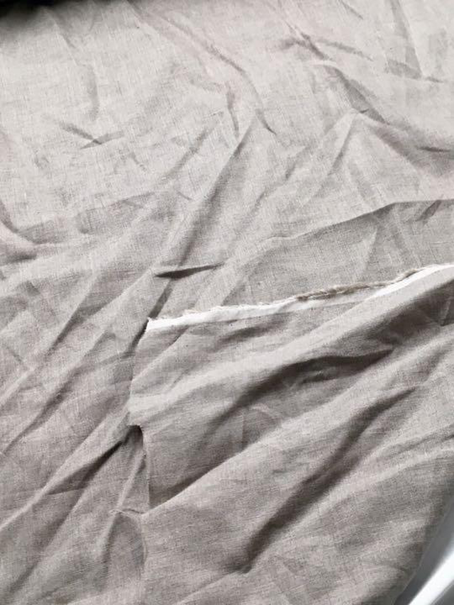 ベージュ ツイル 綿 生地 ハギレ 裁縫 リメイク 無地5 Maruyama Base