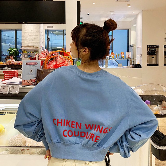 トレーナー 長袖 プルオーバー 春秋 ショート丈パーカー トレーナー レディース パーカー トップス ショート丈 長袖 春秋 韓国風 可愛 ボリューム ネット通販 購入 激安 10代 代 30代 40代 秋 冬 Roprot ロプロット ファッション レディースアパレル販売 ギフト