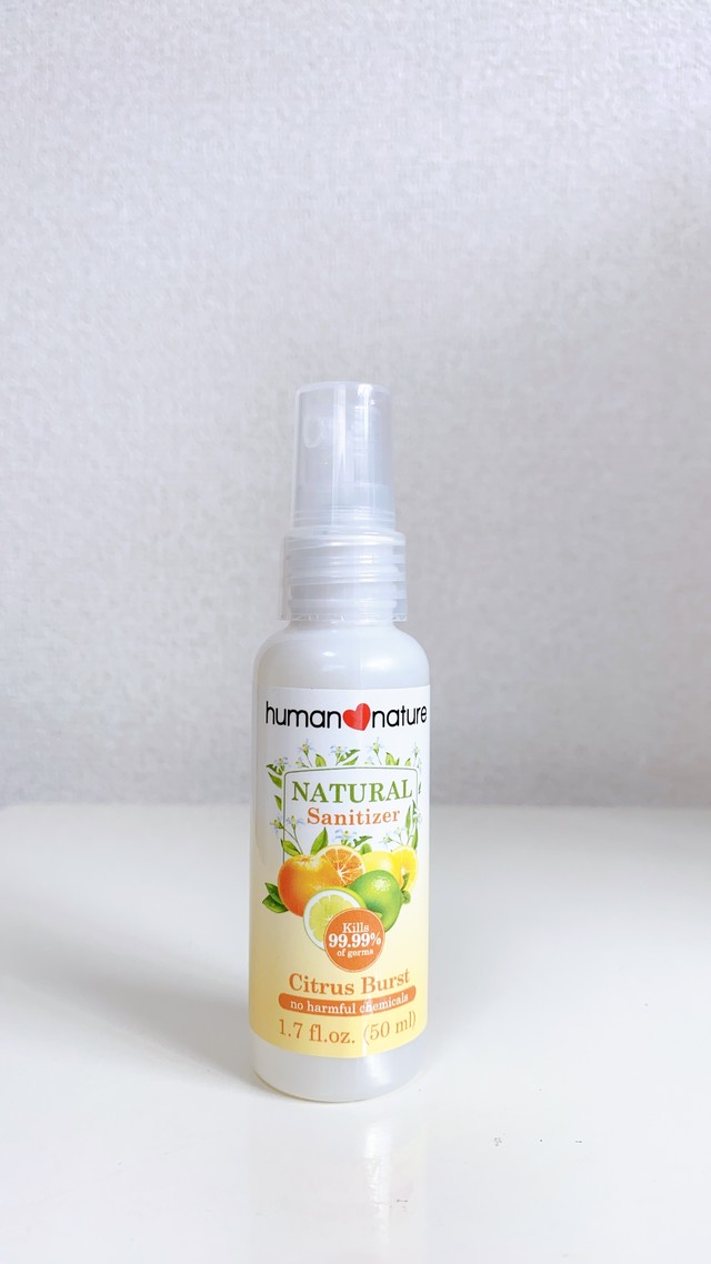 アルコールスプレー:Natural Sanitizer シトラスブースト
