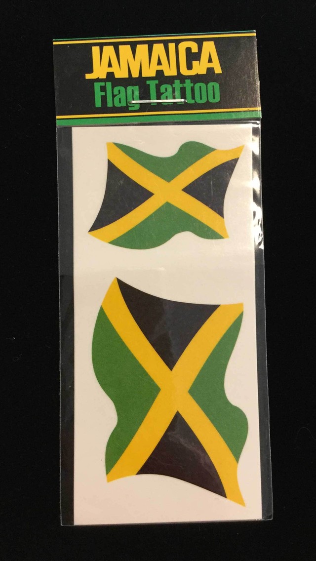 ジャマイカ直輸入 ステッカー シール ジャマイカンフラッグ タトゥーシール ジャマイカ雑貨 レゲエ雑貨 Mondy Clothe