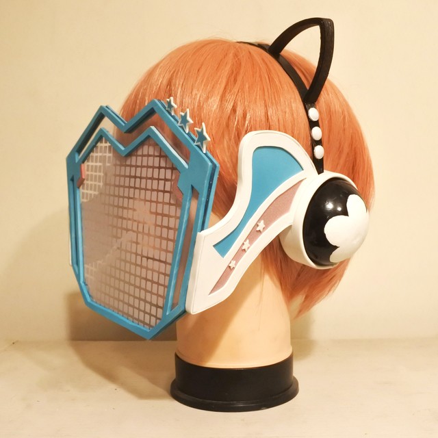 ラブライブ 天王寺璃奈風 ボード ヘッドホン コスプレ小道具の販売 オーダー製作受付 椿屋武具工房