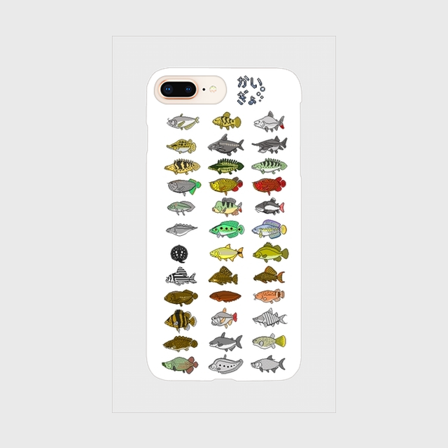 ドット絵怪魚 スマホケース Iphone6plus 6splus 7plus 8plusに対応 華廠楼 かしょうろう