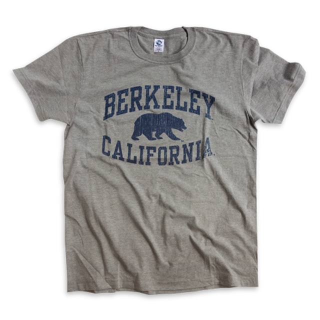 カリフォルニアバークレー校tシャツ グレー インポート品 University Of California Berkeley Crew T Shirt Gray Gafmart