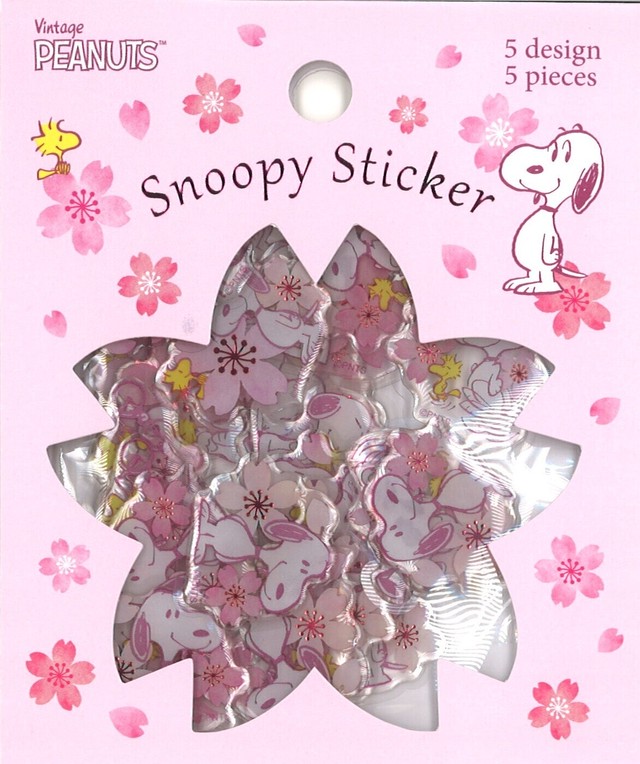 スヌーピーイニシャルミニミラー M Tbox Chara