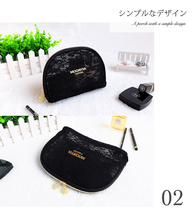 ポーチ 小物入れ メイクポーチ 化粧ポーチ 小物ポーチ レースポーチ レースアップポーチ レース 綺麗 大人かわいい 上品 メッシュポーチ Ange Mignon