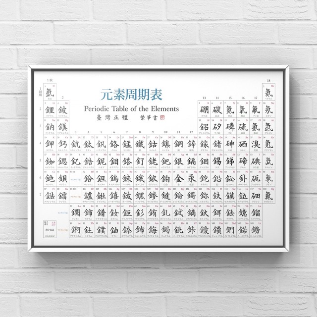 漢字元素周期表 Pdf 青鳥書道院