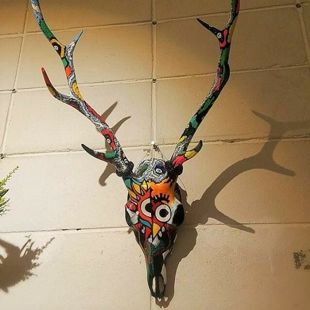 鹿の頭骨 Double Tall Online Art Shop