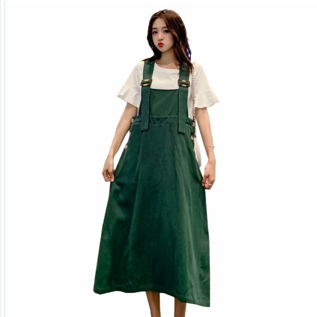 レディース 大きいサイズ 服 サロペットワンピース サロペットスカート レディース 春夏 新作 大きいサイズの服 オールインワン つりスカ Basecamp49