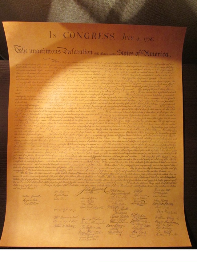 アメリカ独立宣言書 アンティーク ポスター レトロ 52 42 アンティークカフェ雑貨店