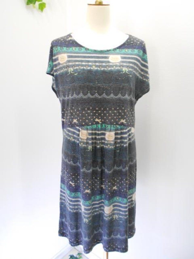 Franche Lippee Black ワンピース Mサイズ フランシュリッペ ブラック ゆっきー S Petit Shop Usedﾚﾃﾞｨｰｽ ｷｯｽﾞ