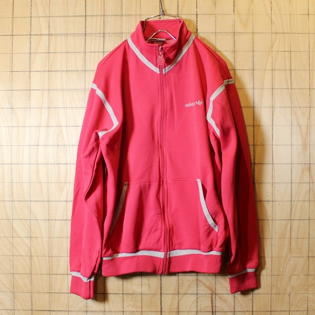 古着 80s Adidas アディダス ジャージ トップス レディースl ピンク スポーツウェア 古着屋ataco Garage