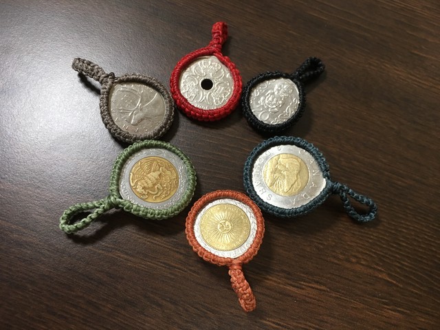 オーダー 海外旅行の思い出を包むコインキーホルダー コイン持ち込み専用 226 Wrap The Memories 思い出を包む