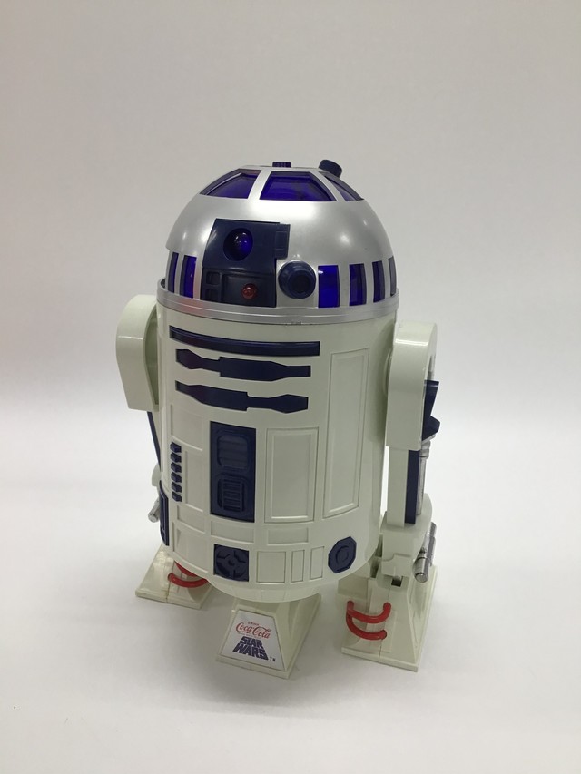 昭和レトロ コカコーラ スターウォーズ R2d2型amラジオ箱付 Star Wars R2 D2 トイズキング レトロ館