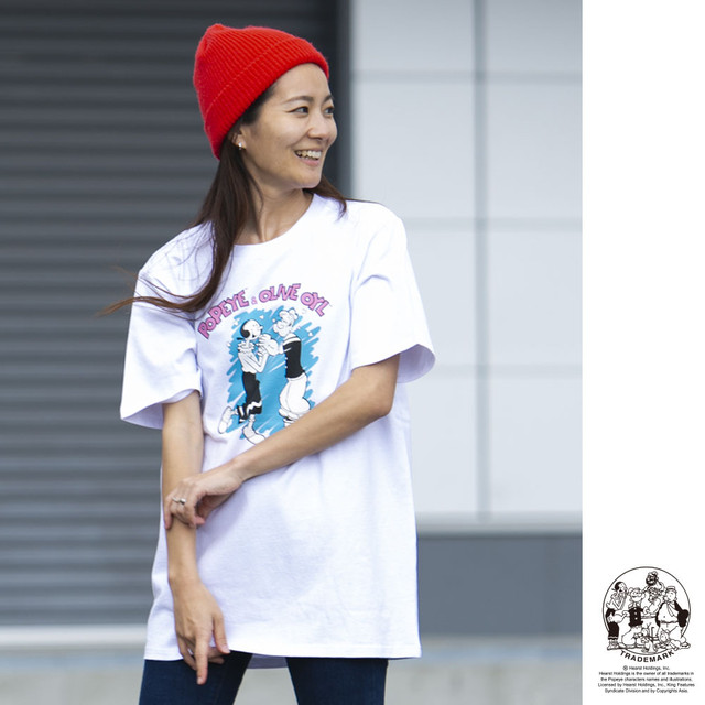 Tシャツ レディース 夏 Popeye Tm ポパイ Tm 半袖 Color Of Parts