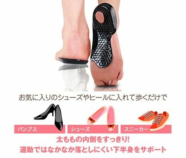 Gdab092 Fromufoot 履くだけダイエット ジェルインソールで下半身痩せ ｏ脚修正 Sサイズ Harukaze03