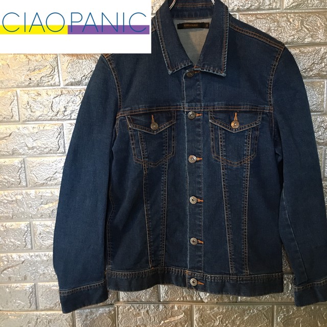 美品 チャオパニック Ciaopanic Gジャン デニム インディゴ M 古着屋shuji