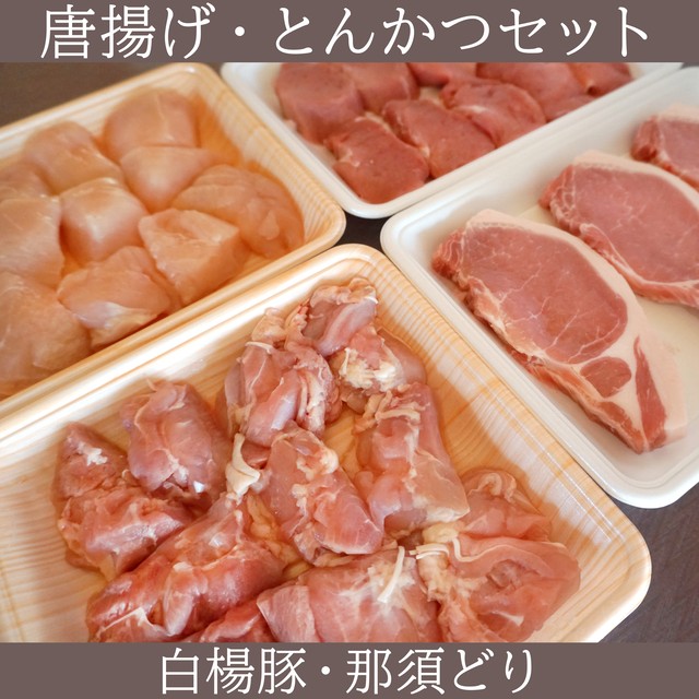 唐揚げ・とんかつセット