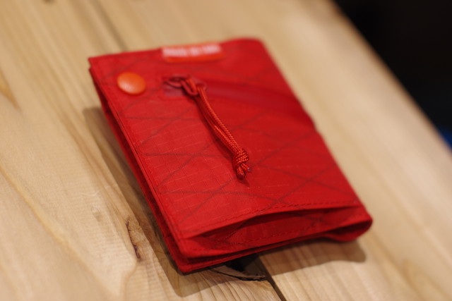 M O T Wallet Red Edition 超軽量山財布 Mouseontrail アウトドア トレイルラン 登山 ガレージブランド