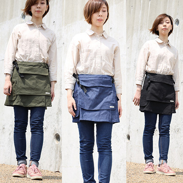 2way ラップ ショート ガーデニング エプロン F F G 農作業 農業女子 レディース 女性用 園芸 作業服 農作業着 おしゃれ 可愛い ショートエプロン プレゼント ギフト Gardening Wear Kids Mom Dad Have Fun With