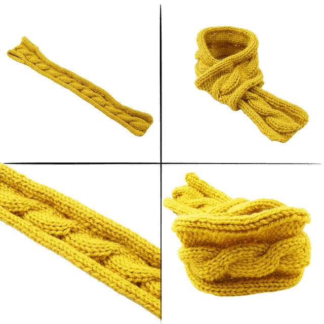 ハンドメイド 手作り 犬用マフラー 縄編みマフラー 愛犬 寒がりのわんこに 冬の防寒アイテム ネックウォーマー お散歩グッズ Dm Atk21