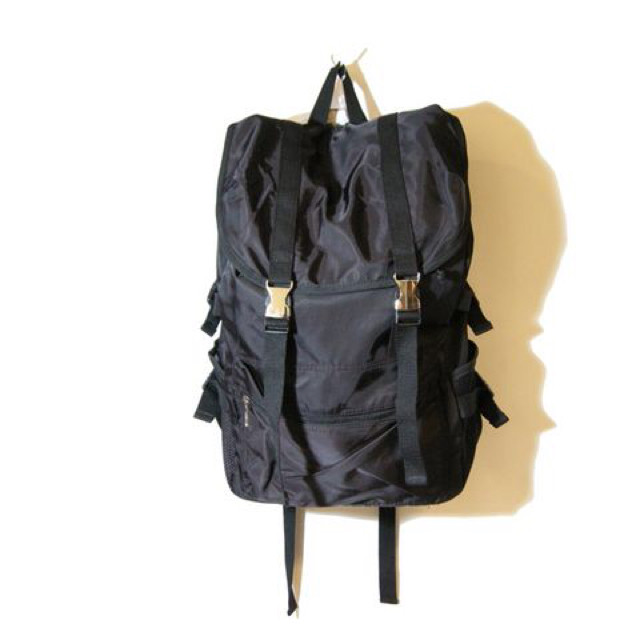 16新品 売れ筋 ダブルバックルナイロンビッグリュック Rosiershop