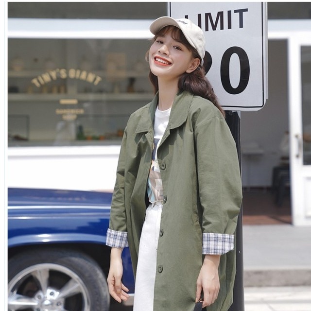 春ジャケットレディース 上品質 レディース トレンチコート ジャケット アウター 綿 コート ビジネス 通勤 オフィス 細身 オシャレ Basecamp49