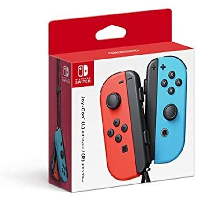 Jpcs 任天堂純正品 Joy Con L ネオンレッド R ネオンブルー Amazon Co Jp限定 オリジナルデジタル壁紙 Pc スマホ 配信 付 Az Japan Classic Store