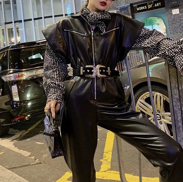 leather material overall