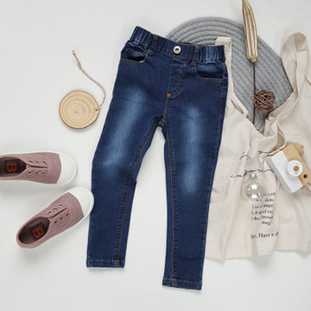男女兼用 スキニー デニムパンツ おしゃれ マスト 人気 春 秋 ジュニア 105 165 2色 Dyh海外子供用品