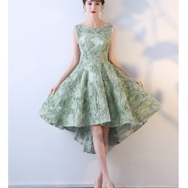 膝上 ミニドレス 結婚式 二次会 お呼ばれ 同窓会 パーティードレス専門 Imoshop