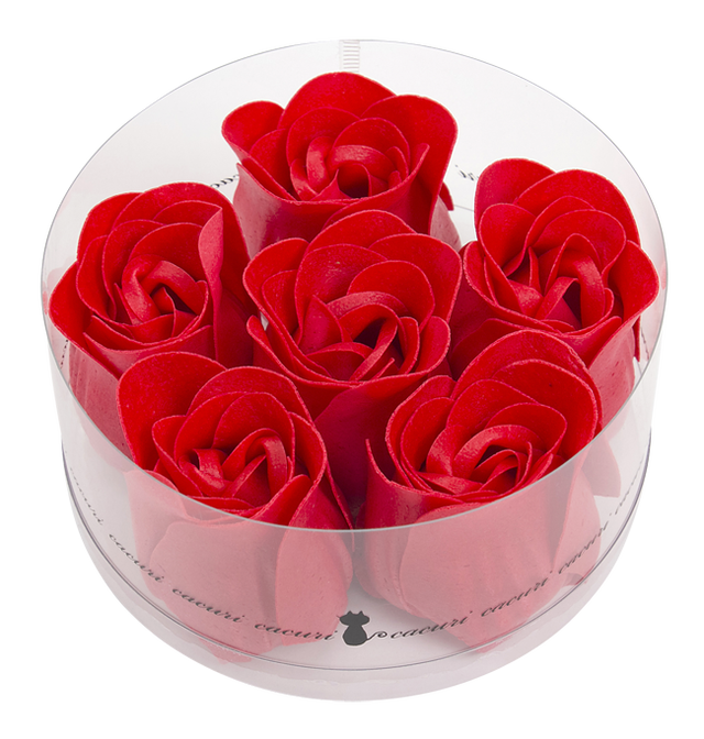 アロマフラワーソープ レッド Cacuri