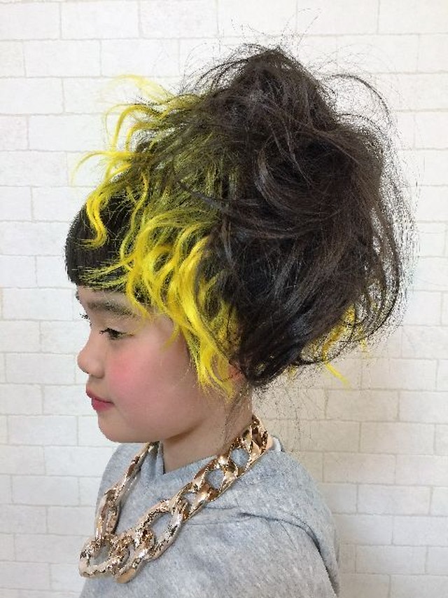 ダンス衣装 ヘアエクステ ウィッグ ウェービーシュシュボリュームアップカラー B0079 ダンス衣装の子供服tinygang