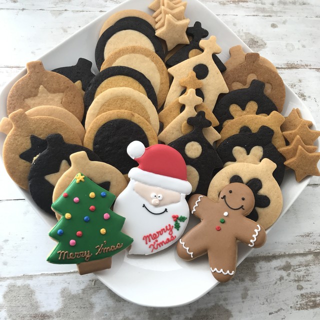 11新作 クリスマスアイシングクッキー缶 アイシングクッキーショップ Dream Sweets Factory