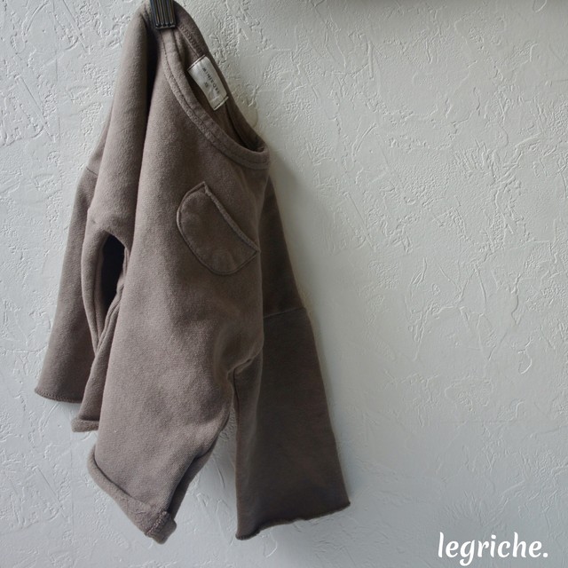 韓国子供服 即納 大人気 Minirobe ミニローブ シンプルカットソー Brown シンプルでナチュラルテイストの韓国子供服legriche レグリシェ シンプルでナチュラルテイストの海外子供服 Legriche レグリシェ