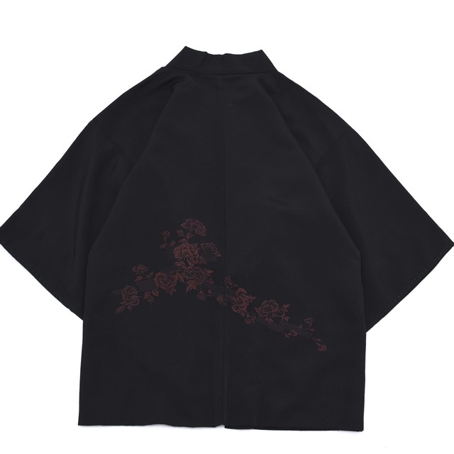 HAORI cardigan "和モダン" 黒羽織 ②