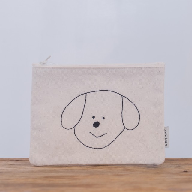 はるちゃん雑貨 おかおポーチ シンカイ