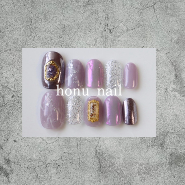 ニュアンスネイル ネイルチップ アンティークネイル Honu Nail ネイルチップ