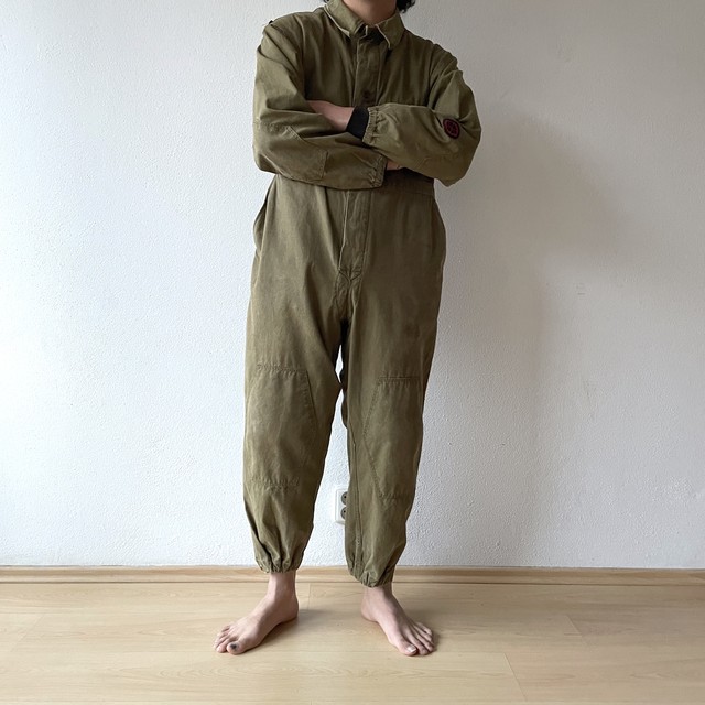 Vintage cotton jumpsuit ジャンプスーツ オールイオンワン ...