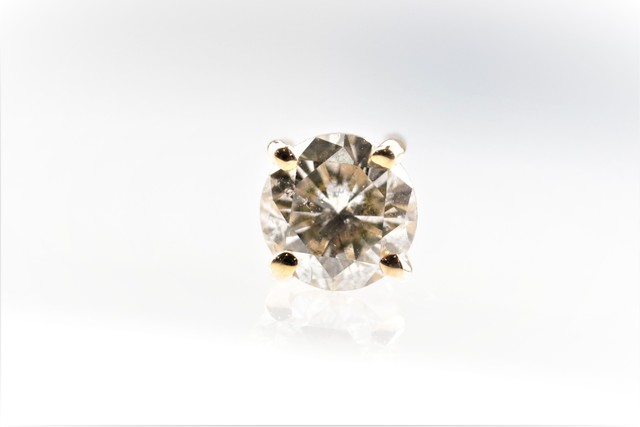 ◯ダイヤモンドパーチ◯天然ダイヤモンド〈無色〉◯0.25ct◯K18YG