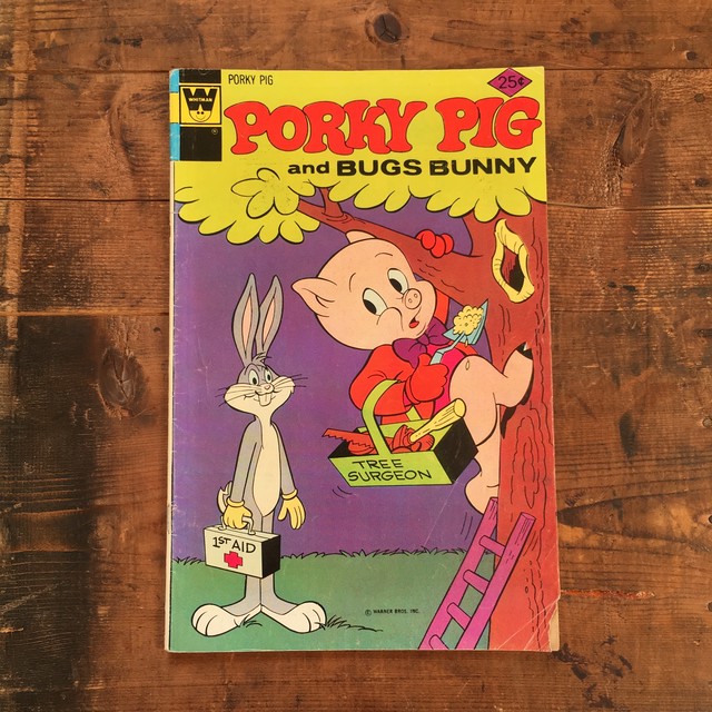 ヴィンテージ アメコミ Porky Pig And Bugs Bunny No 69 August ポーキー ピッグ バッグス バニー 英語 E Vintage ヴィンテージ 洋書 雑貨のお店