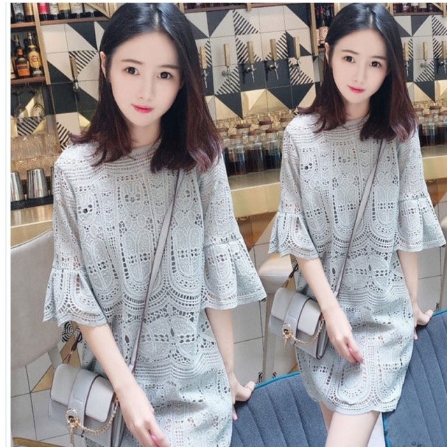 レディース ワンピース 春夏 レースワンピース レディース 清楚 きれいめ 通勤 オフィス 大人可愛い フェミニン 女子会 デート 合コン 春 Basecamp49