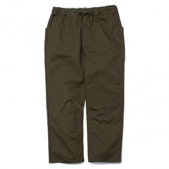 【BURNER×THE STRAIT】ブロークンツイルリフレクタープリントパンツ #OLIVE