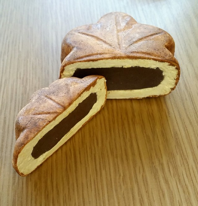 実物大食品サンプル あんこ入りもみじ饅頭 Kaorarden