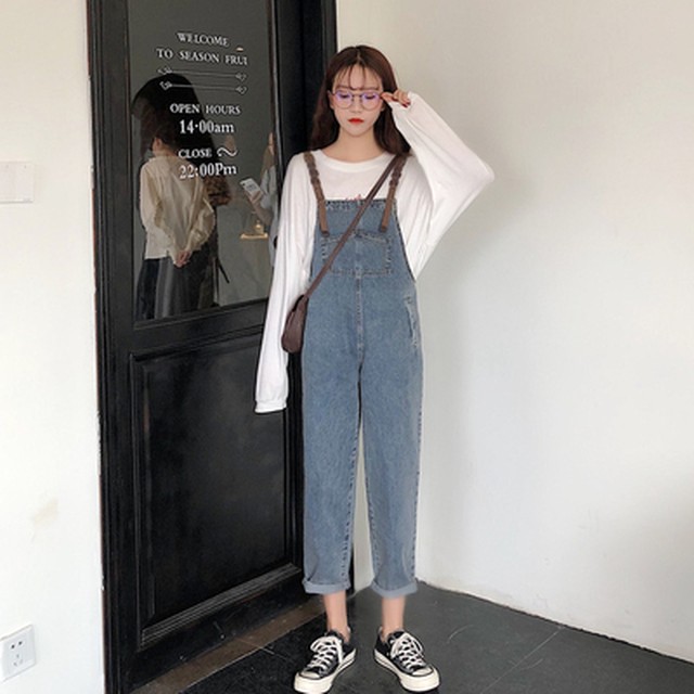 タック と遊ぶ ディーラー デニム サロペット 韓国 Nishino Cl Jp