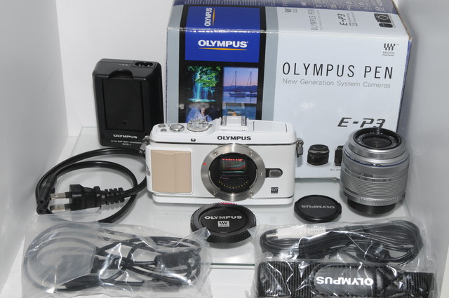 中古 保証付 送料無料 Olympus Pen E P3 レンズキット ホワイト ミラーレス 一眼 中古 オリンパス Pen 一眼 カメラ ミラーレス 一眼レフ オリンパス ペン イルミネーション ミラーレス ケース 単焦点 レンズ インスタグラム 送料無料 鉢花工房トマト
