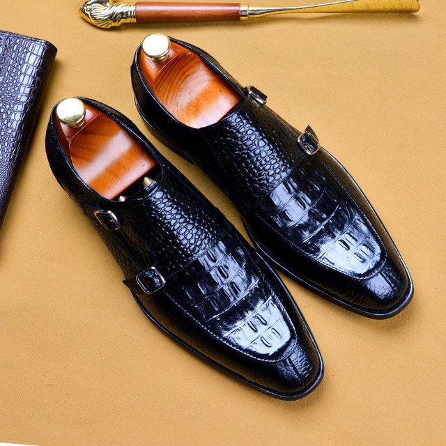 直輸入 メンズ 本革 カジュアルシューズ ビジネス ドレス スーツ ブラック ワインレッド 海外インポート Shoes Chou シューズシュー
